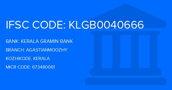 Kerala Gramin Bank (KGB) Agastianmoozhy Branch IFSC Code