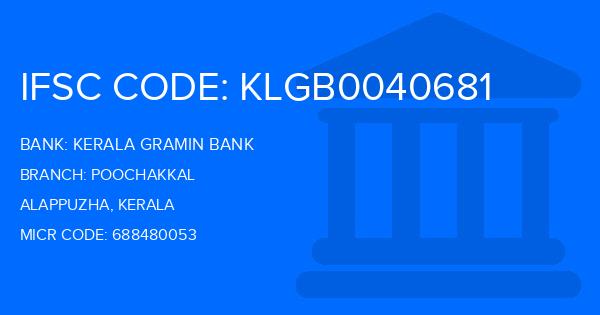 Kerala Gramin Bank (KGB) Poochakkal Branch IFSC Code