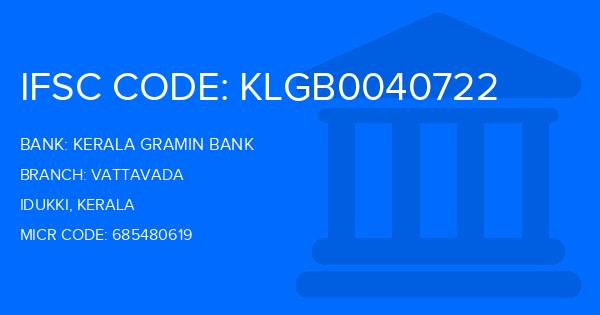 Kerala Gramin Bank (KGB) Vattavada Branch IFSC Code