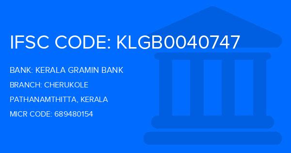 Kerala Gramin Bank (KGB) Cherukole Branch IFSC Code