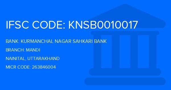 Kurmanchal Nagar Sahkari Bank Mandi Branch IFSC Code
