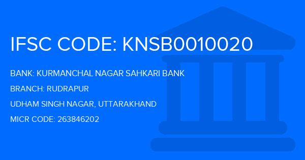 Kurmanchal Nagar Sahkari Bank Rudrapur Branch IFSC Code