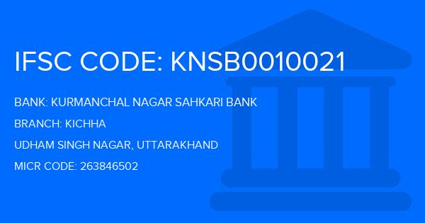 Kurmanchal Nagar Sahkari Bank Kichha Branch IFSC Code