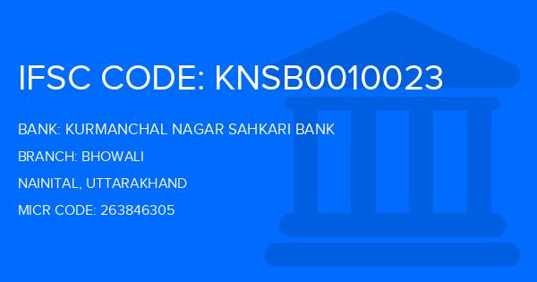 Kurmanchal Nagar Sahkari Bank Bhowali Branch IFSC Code