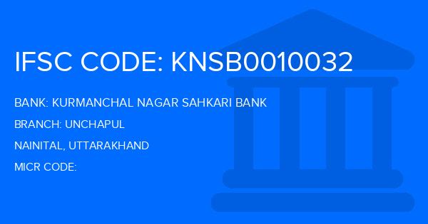 Kurmanchal Nagar Sahkari Bank Unchapul Branch IFSC Code