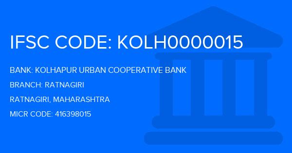 Kolhapur Urban Cooperative Bank Ratnagiri Branch IFSC Code