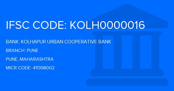Kolhapur Urban Cooperative Bank Pune Branch IFSC Code