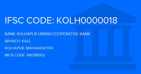 Kolhapur Urban Cooperative Bank Kale Branch IFSC Code