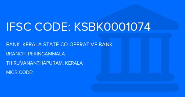 Kerala State Co Operative Bank Peringammala Branch IFSC Code