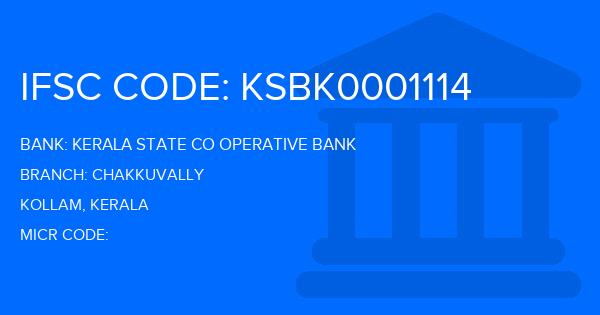 Kerala State Co Operative Bank Chakkuvally Branch IFSC Code