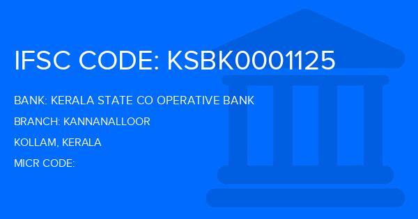 Kerala State Co Operative Bank Kannanalloor Branch IFSC Code