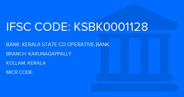 Kerala State Co Operative Bank Karunagappally Branch IFSC Code