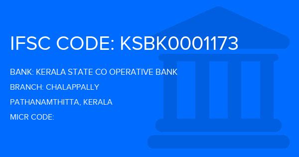 Kerala State Co Operative Bank Chalappally Branch IFSC Code