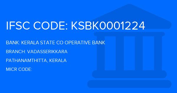 Kerala State Co Operative Bank Vadasserikkara Branch IFSC Code