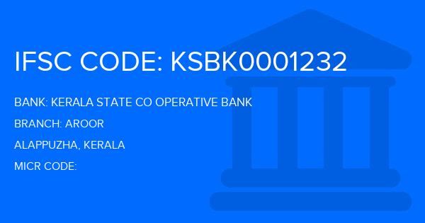 Kerala State Co Operative Bank Aroor Branch IFSC Code