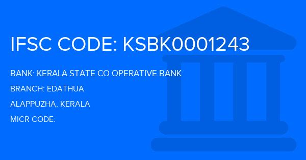 Kerala State Co Operative Bank Edathua Branch IFSC Code