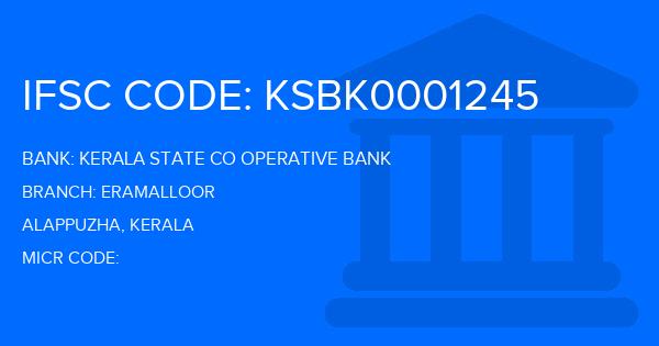 Kerala State Co Operative Bank Eramalloor Branch IFSC Code