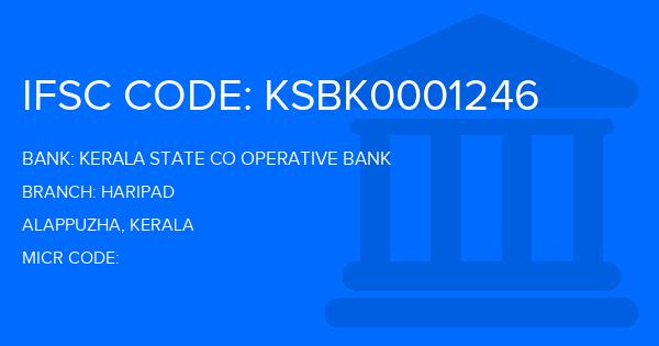 Kerala State Co Operative Bank Haripad Branch IFSC Code