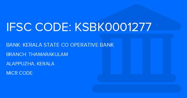Kerala State Co Operative Bank Thamarakulam Branch IFSC Code
