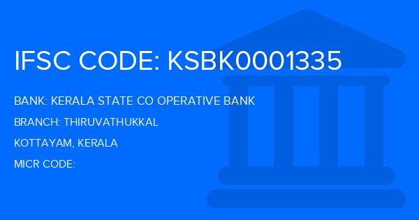 Kerala State Co Operative Bank Thiruvathukkal Branch IFSC Code
