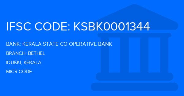 Kerala State Co Operative Bank Bethel Branch IFSC Code