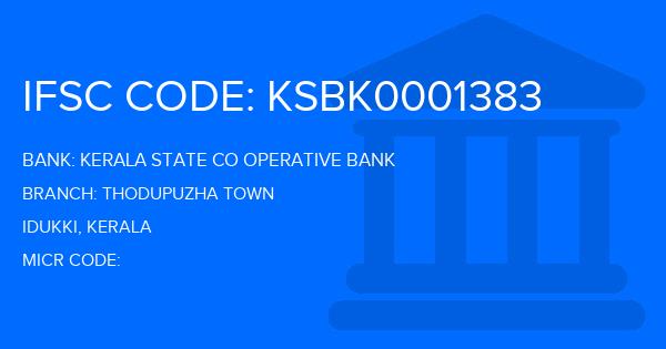 Kerala State Co Operative Bank Thodupuzha Town Branch IFSC Code