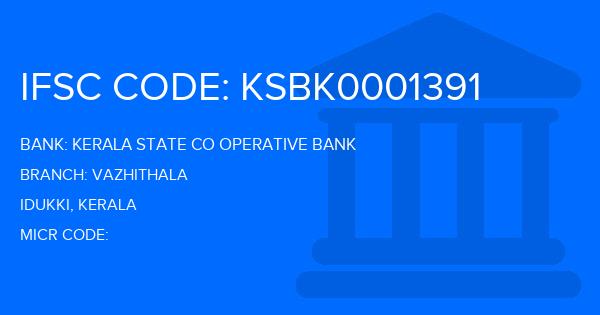 Kerala State Co Operative Bank Vazhithala Branch IFSC Code