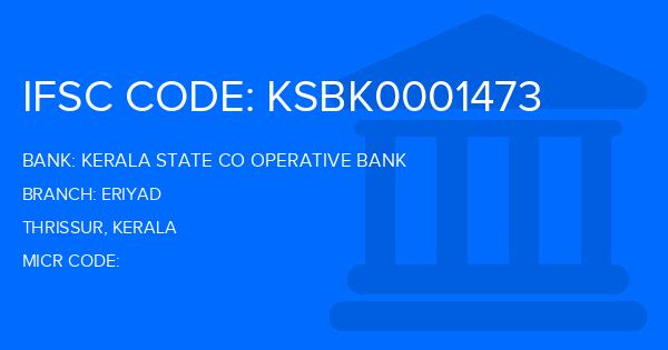Kerala State Co Operative Bank Eriyad Branch IFSC Code