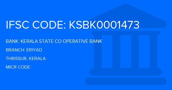 Kerala State Co Operative Bank Eriyad Branch IFSC Code