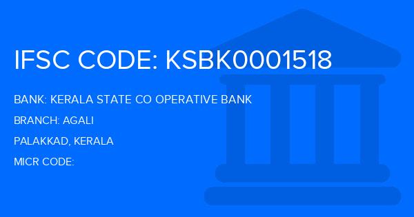 Kerala State Co Operative Bank Agali Branch IFSC Code