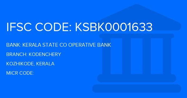 Kerala State Co Operative Bank Kodenchery Branch IFSC Code