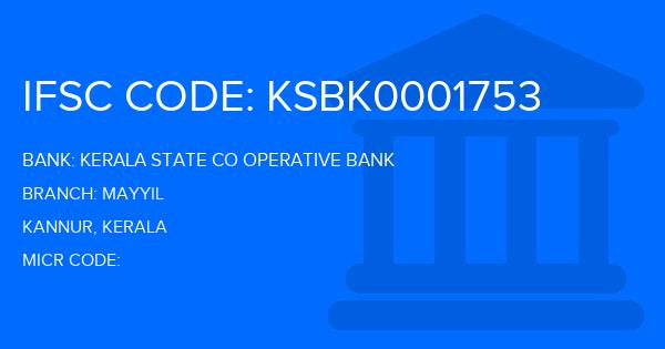 Kerala State Co Operative Bank Mayyil Branch IFSC Code