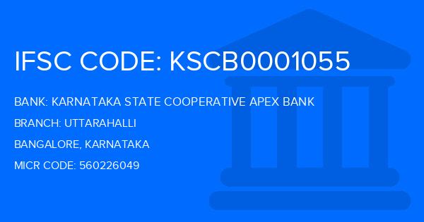Karnataka State Cooperative Apex Bank Uttarahalli Branch IFSC Code