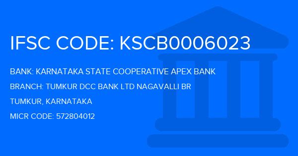 Karnataka State Cooperative Apex Bank Tumkur Dcc Bank Ltd Nagavalli Br Branch IFSC Code