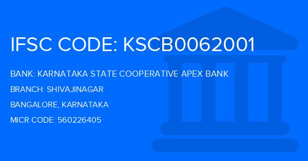 Karnataka State Cooperative Apex Bank Shivajinagar Branch IFSC Code