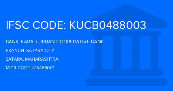 Karad Urban Cooperative Bank Satara City Branch IFSC Code