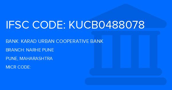 Karad Urban Cooperative Bank Narhe Pune Branch IFSC Code