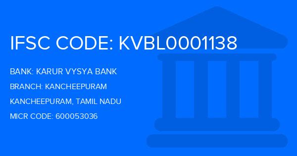 Karur Vysya Bank (KVB) Kancheepuram Branch, Kancheepuram ...