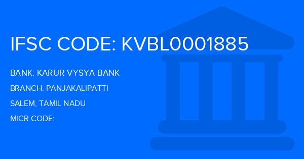 Karur Vysya Bank (KVB) Panjakalipatti Branch IFSC Code