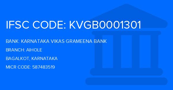 Karnataka Vikas Grameena Bank Aihole Branch IFSC Code