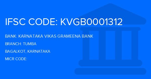 Karnataka Vikas Grameena Bank Tumba Branch IFSC Code
