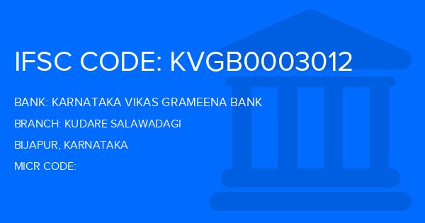 Karnataka Vikas Grameena Bank Kudare Salawadagi Branch IFSC Code
