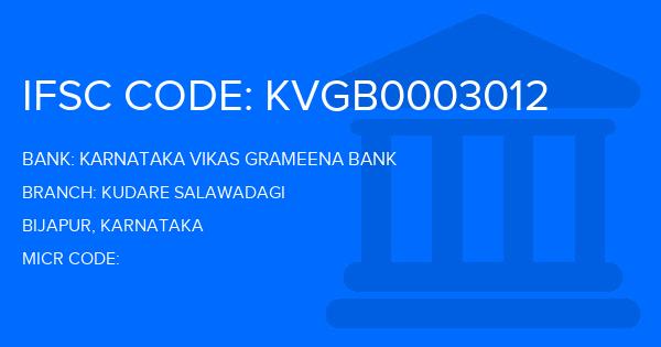 Karnataka Vikas Grameena Bank Kudare Salawadagi Branch IFSC Code