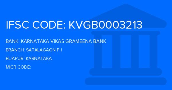 Karnataka Vikas Grameena Bank Satalagaon P I Branch IFSC Code