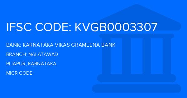 Karnataka Vikas Grameena Bank Nalatawad Branch IFSC Code