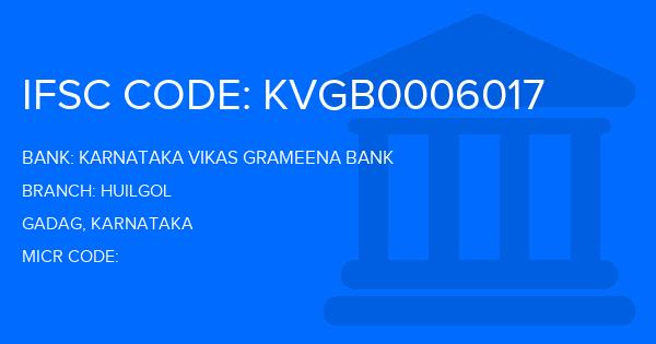 Karnataka Vikas Grameena Bank Huilgol Branch IFSC Code