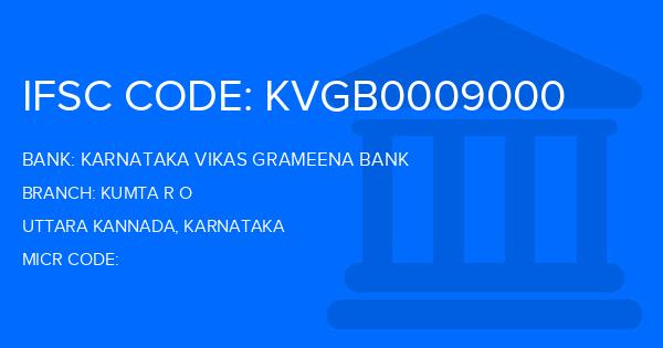 Karnataka Vikas Grameena Bank Kumta R O Branch IFSC Code