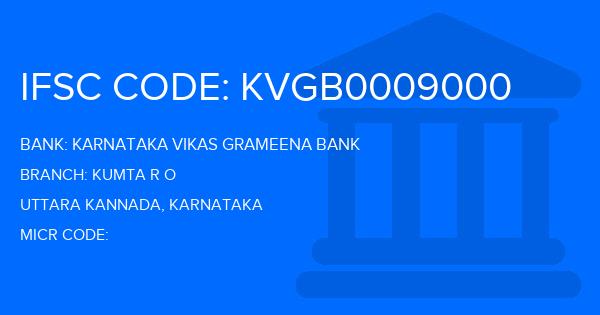 Karnataka Vikas Grameena Bank Kumta R O Branch IFSC Code