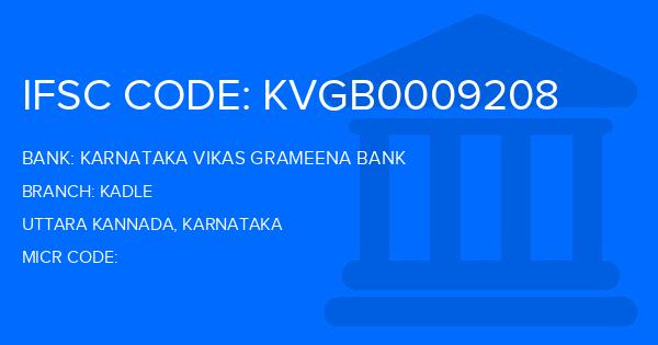 Karnataka Vikas Grameena Bank Kadle Branch IFSC Code