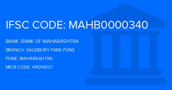 Bank Of Maharashtra (BOM) Salisbury Park Pune Branch IFSC Code